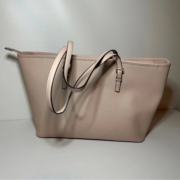 Michael Kors Jet set Travel Large Carryall Tote Double Strap Light Pink - Picture 2 of 12